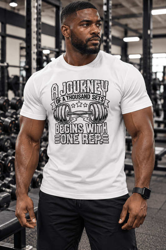 Custom T, 1000 Sets begins with one rep, Multiple colors